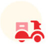 Icon delivery entrega rápida City Pizzas